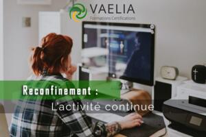 Reconfinement : l'activité de formation est maintenue