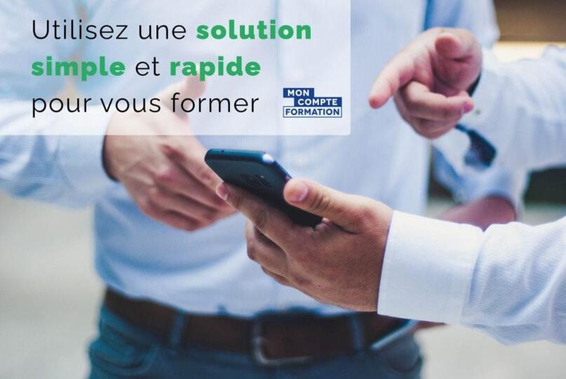 L’application Mon Compte Formation : Une solution simple et rapide pour vous former.