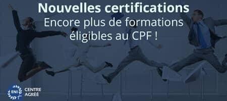 Nouvelles certifications informatiques ENI